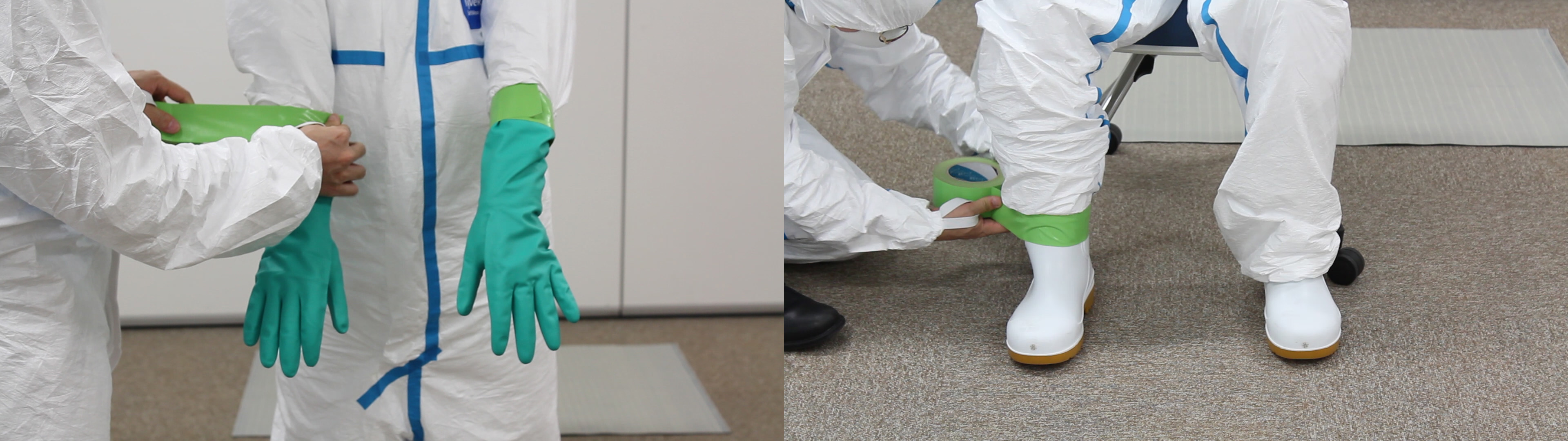 防護服の着脱について 「第１回 感染症対策用防護服編」