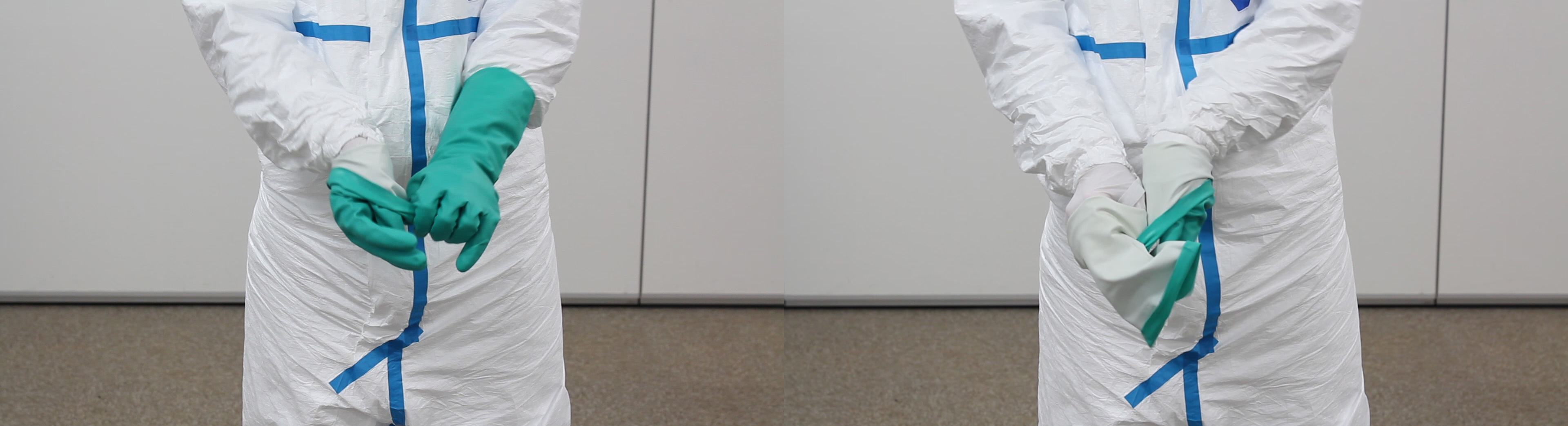 防護服の着脱について 「第１回 感染症対策用防護服編」